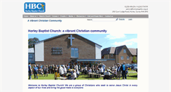 Desktop Screenshot of horleybaptist.org.uk