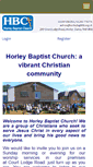 Mobile Screenshot of horleybaptist.org.uk